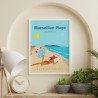 Affiche Marseillan Plage par Mistral et Tramontane