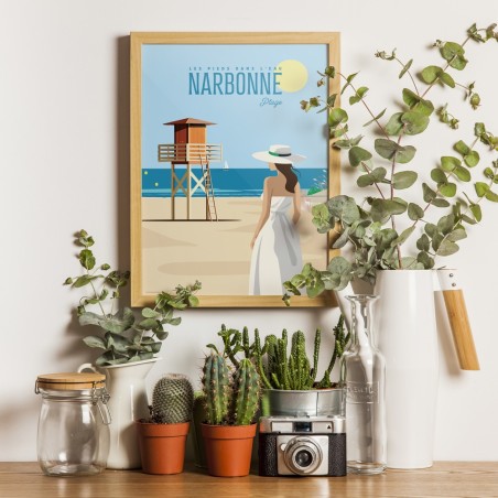 Affiche de Narbonne Plage