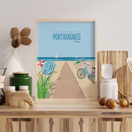 Affiche de Portiragnes Plage